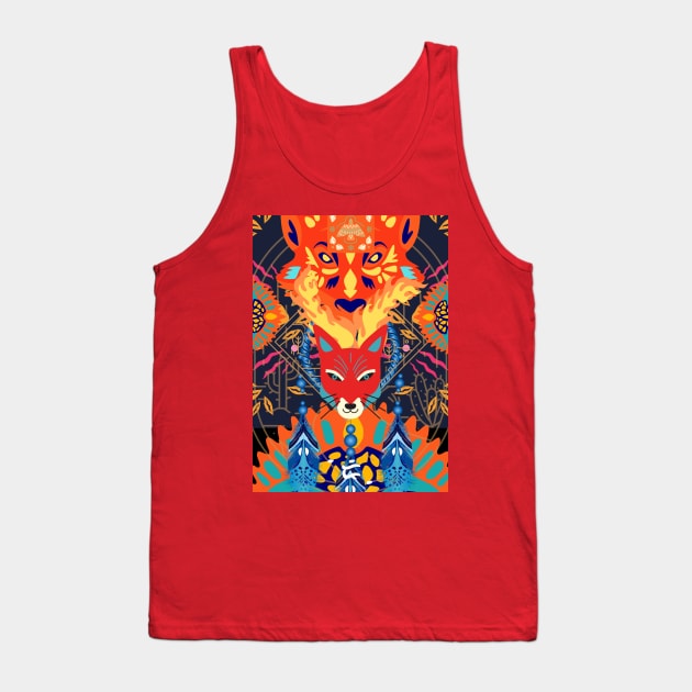 The Firefox Tank Top by Rene Martin